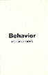 Behavior - CS: 1990 US (EMI; E4-94310) [advance promo; ''Behavior'']